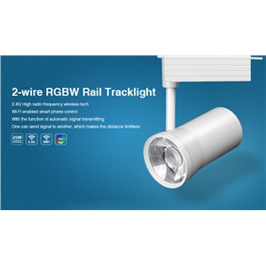 Milight AC85-265V LED Track Light 25W 2-wire RGBW Rail Tracklight Spotlight Clothing Shoe Shop Indoor Lighting Fast shipping