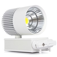 1pcs wholesale New 20W COB LED Ceiling Track Rail Light Spotlight Lamp Display Cabinet 85-265V Spot Rail For Clothing Shops