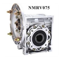 NMRV075 Worm Reducer 19mm 24mm 28mm input shaft 7.5:1 - 100 :1 Gear Ratio Worm Gearbox 90 Degree Speed Reducer