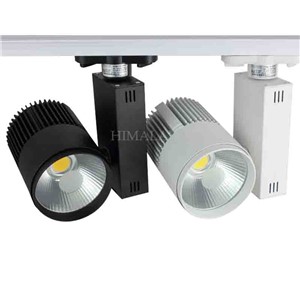 Toika Fedex  10pc/lot 20w LED cob track light for store/shopping 2 wire  Color optional White/black Spot light
