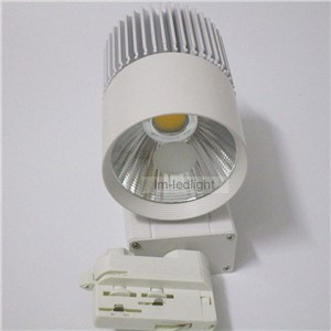 dimmable 3 phase 30W track light cob warm/ day/pure white 4 wire led cob track light led track lighting free shipping