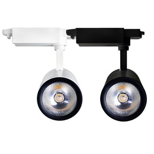 Free Shipping COB LED Track Light 30W Rail Lights Spotlight Clothing Shoe Shop Indoor Lighting AC85-265V Warm white/White