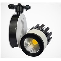 Free shipping LED track light 30W COB high lumens high quality commercial light rail lamp 85-265V