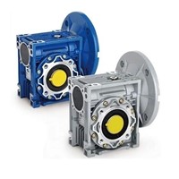 Worm Reducer Gear Ratio  20:1- 60 :1 NMRV090 Gear Ratio Worm Gearbox 19mm 24mm 28mm input shaft 90 Degree Speed Reducer RV090