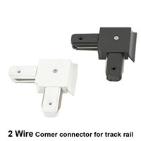 10pcs/lot 2 wire Track light rail connectors,track fitting,led track rail connector,track connectors,Straight Connectors