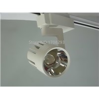 COB LED track light 1pcs 20W (30W)  White or Black aluminum spotlight rail track light lamp 2 wire (3 wire) 110 V 220 V 230V