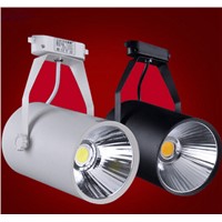 Free Shipping COB LED rail light 30W LED rail spot light ceiling LED rail spotlight 30W rail LED spot lamp 85~265V/AC