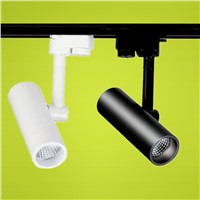 7W 10W 15W COB LED Track Spotlight Tracking Rail Light Bulb Back Lighting Aluminum Alloy for Commercial and Residential Lighting