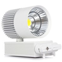 LED COB Track Light 20W Indoor Lighting Rail Lights Spotlight Clothing Shoe Shop 110V 120V 220V 240V Warm Natural Cold white
