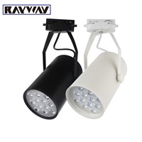 Free shipping High Best Selling Premium AC85-265V 3W 7W 12W 18W LED Track light Lamp LED Spotlight Rail Lights Spotlight