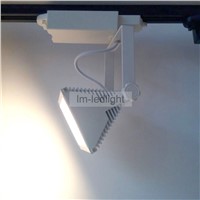 dimmable led track light cob 30W - White black led track rail 110v 220v Bridgelux track  light Free ship 20pcs