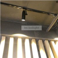 fast free ship 30pcs/lot COB LED track light Bridgelux led warm / day / pure white 10W Clothing Store Lighting