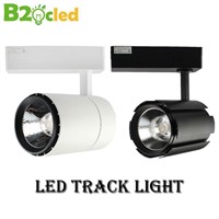 LED Flexible Spotlight Track Light 30W 3000K Warm White Light Adjustable Angle for Shop/Hotel/exhibition hall ceiling type