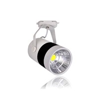 high birght 20W LED Track Light 40W COB Rail Lights Lamps Spotlight Commercial Shop Indoor Lighting 110V -240V  Cold White