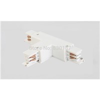 4-Wire T shape rail connector,LED track light rail connectors,Industrial lighting fixture