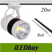 LED Track Lights 20W COB Rail light For Kitchen Clothes Shoes Shop Store Home Market Commercial Lamps Track Lighting AC85-265V