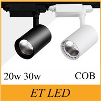 DHL CE ROHS UL Led Track Light 20w 30w LED COB Spot light 60 Beam angle Led Ceiling Spotlight AC 85-265V led spot lighting CE UL