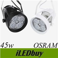OSRAM SMD3030 Chip 45w Track Light  E27 Led Track Lighting 4500lm Track Spot Lamp Bulb AC85-265V Warm Cold White UL CE&amp;amp;amp;ROHS