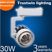 COB LED track light 30W white ceiling LED track spot light 30W LED rail light 220V 30W COB LED track spotlight 30W