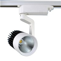 20W COB LED Track Lamp Kitchen Indoor Spot Lighting Iluminacion Lampara 85V~265V Warm/Cold White White/Black Fixture 12pcs