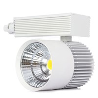 4pcs LED Track light COB 20W Track Lighting Retail Spot Wall Lamp Rail Spotlights Replace Halogen Lamps White/Black
