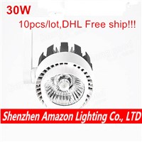 LED Track Light 30W COB Spotlights AC110-240V Modern Ceiling Home Wall Deco Track Rail Spot Fixture for Retail Shop Art Gallery