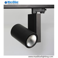 LED Track Spot Light 30W CREE COB Modern Ceiling Adjustable Rail Exhibition Lamp for Art Gallary Lighting
