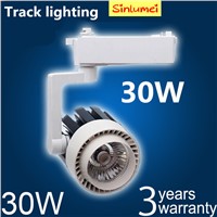 COB LED track light 30W white ceiling LED track spot light 30W LED rail light 220V 30W COB LED track spotlight 30W