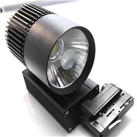 8PCS High Power 4 Wires 3 Phase 30W COB LED Spotlight LED Track Light Warm Cool White Rail Lamps Commerical Shop Store Lighting