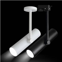 LED Rail Lighting 12W 15W 20W COB LED Track Light Black/White LED Ceiling Lamps LED Spotlight LED Projection Lamp Wall Light