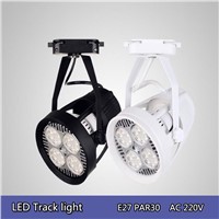 10pcs/lot 30W 35W LED Track Light White/Black clothing track light Housing rail lamps Ceiling Rail lights AC220V