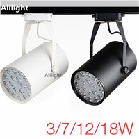 High Power LED Track Light Track Lighting Rail Lamp Aluminum Spotlight Lamp for Commercial Store Office Home Lighting Fixtures