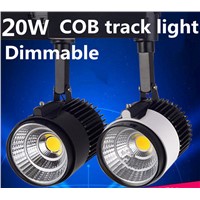 1PCS/lot LED Track Light 20W Dimmable Rail Lights Spotlight Bridgelux 110-120lm/W Halogen Lamp Modern Lighting 85-265V