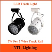 New 7W LED Track Light AC 85V-265V Tracking Lights Background Lamp Lamps For Clothing store Bar shop showroom exhibition fixture