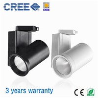 CREE COB LED Track Lighting 24W 40W LED Track Lamps Indoor Lighting AC85-265V White/Black Body LED Track Lights 10pcs/lot