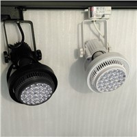 Die casting aluminium led track/slide spotlights 35W good for top grade commercial lighting with 2 wires 24  degree beam angle