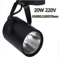 1pcs LED Track Light 20W 30W COB Rail Lights Spotlight  Halogen Lamp Shoes Clothes Store Shop Indoor Lighting