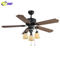 FUMAT Ceiling Fans Lamp European Style Ceiling Fans Light LED Vintage Decorative Fans Hotel Restaurant Living Room Ceiling Fans