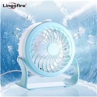 4 Modes Quiet USB Fan Small and Lovely Cooling Mini Desk Fan 180 Rotatable Misting Spray Fan Air Circulator Humidifier