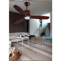 Creative-classical 110~240V fan chandelier remote control restaurant fan chandelier living room solid wood