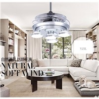 Luxury fashion ceiling fan lights fan ceiling fan lights dining room living room modern minimalist LED fan lights