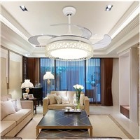 Ceiling fans lamp  42 inch LED remote control ceiling fan light Used for bedroom living room lamp 85-265V