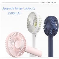 2017 upgrade large capacity charge usb fan mini mute desktop handheld small fan office outdoor
