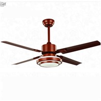 Modern Fan Ye iron lamp leaf living room dining room den bedroom lamp Hall 52 inch Ceiling Fans  Rmy-0220