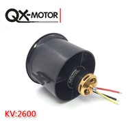 NEW 70mm EDF QF2827 2600KV Motor with 12 Blades Ducted Fan for RC Jet AirPlane