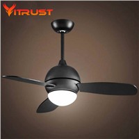 Retro Vintage ceiling fan modern dining room ceiling fan with remote control Home Decorative quiet ceiling fan Light Fixture 36&amp;amp;quot;