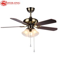 Decorative Wood Blades Ceiling Fan 4205 Red Church Glass Shades ceiling fan with light kit