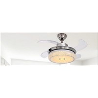 LED stealth ceiling fan light ceiling light fan simple folding bedroom modern living room dining room ceiling fans 42inch