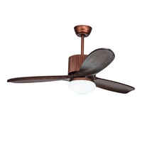 Brown Vintage Modern Ceiling Fans With Lights Remote Control Ventilador De Teto DC 220 Volt Bedroom Home Fan Lamp Lights LED