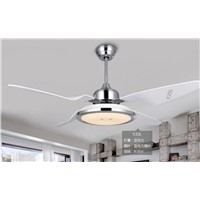 LED ceiling pendant fan light restaurant room pendant fan light Minimalism modern with remote control pendant lights fan 48inch